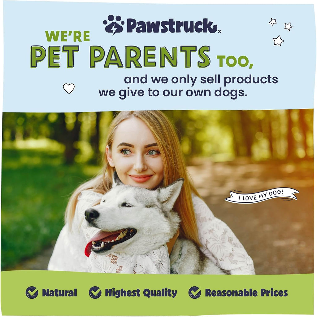 Pawstruck Cow Knee Caps for Dogs, 100% Natural Single Ingredient, 10 Pack