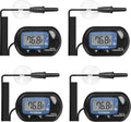VIVOSUN 4-Pack LCD Digital Aquarium Thermometer