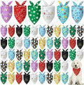 Weewooday 50 Pcs Holiday Dog Bandanas Bulk by Weewooday