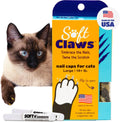 Soft Claws Nail Caps for Large Cats, 40 Caps, Black & Gold