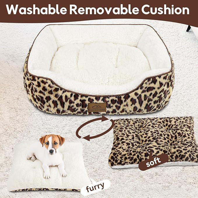 Rectangle Cat Dog Bed for Large Medium Small Pets Indoor Outdoor Machine - Image 2