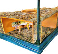 Reptile Corner Underground Cave Viewing Hide | Hognose Snake, Corn Snake & Leopard Gecko Hideout Reptile Habitat Tank Enrichment | Decor Decoration Accessories Supplies Toys Ornaments
