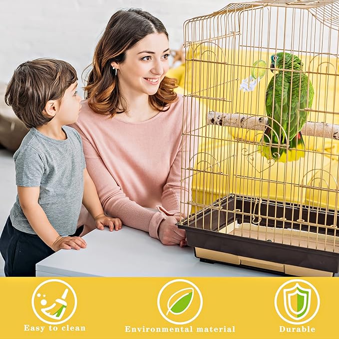 6 Pieces Bird Cage Food Holder Parrot Fruit Vegetable Clips Bird Cage Feeder - Image 6