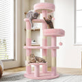 Allewie 55.5 in Cat Tree for Indoor Kitties/Soft Plush Perches/Multi-Level Cat by Allewie
