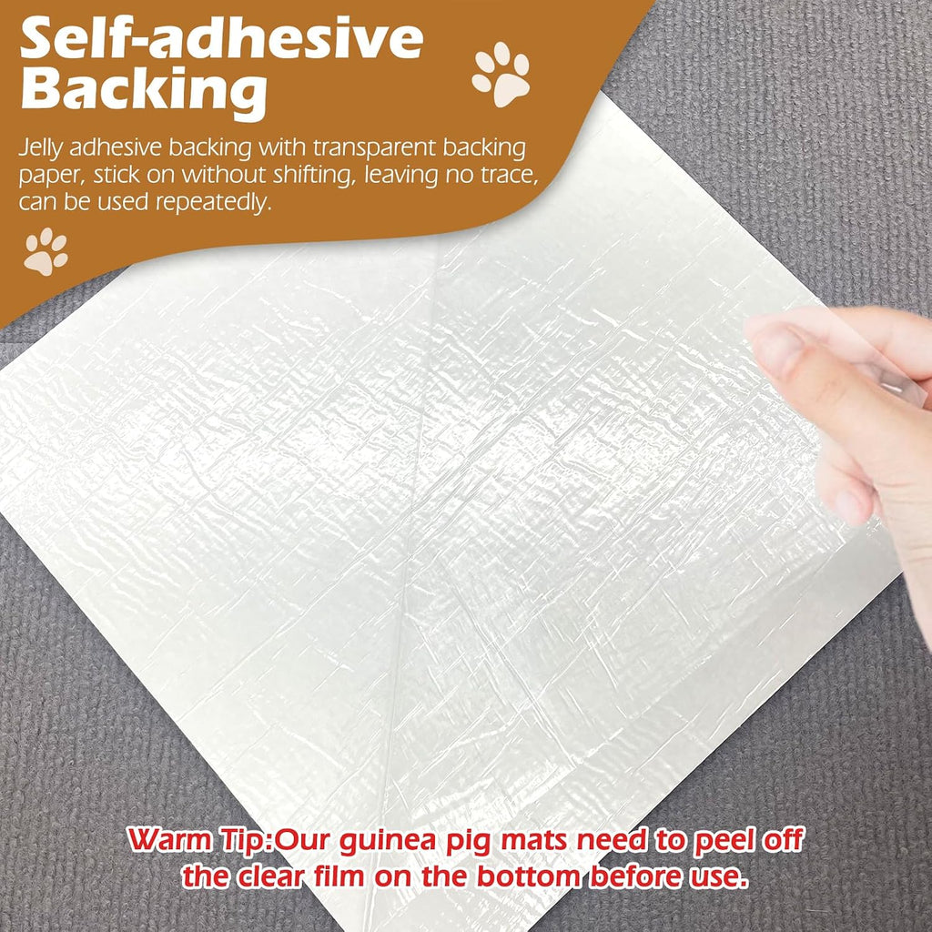 Hamiledyi Guinea Pig Cage Liner 10 Pcs Washable Small Animal Cage Mats for Rabbit Reusable Sleep Bedding Mats for Bunny Ferret Hamster Mouse or Other Small Pets (11.8" L x 11.8" W Grey)