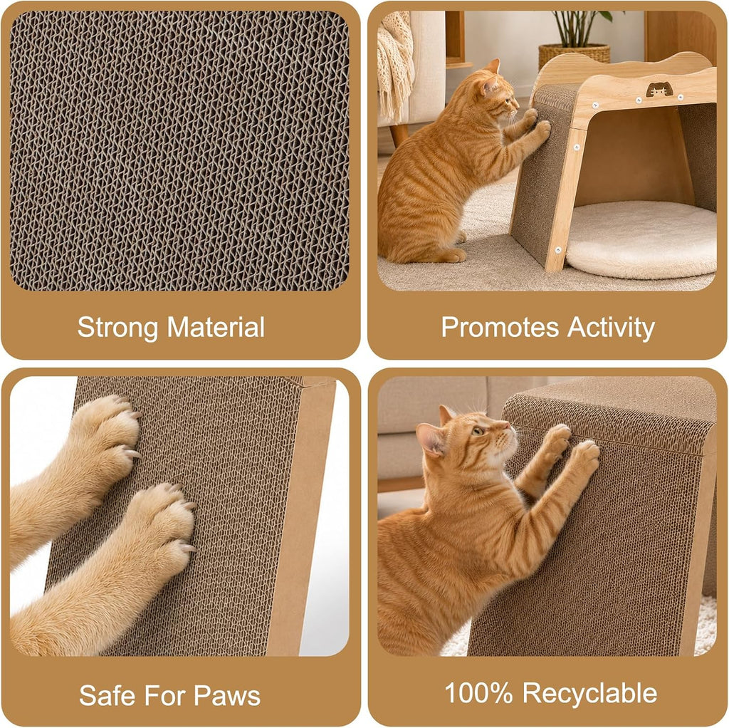 SZEE Cat Scratching Pads Replacement Set for MZH09 Cat Scratch House