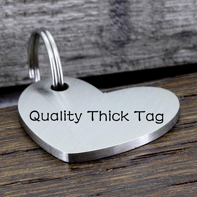 Ultra Joys Cat ID Tag Personalized Pet Tags, Durable Stainless Steel Small Pet - Image 5