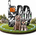 Wireless Dog Fence System for 2 Dogs, 2-in-1 Electric Pet Containment & Remote Training Collar, 25–3500 FT Adjustable Boundary, 6000 FT Training Range, IPX7 Waterproof, for 10–130 lb Dogs, Arctic