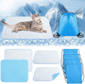 Chunful 4 Pack Pet Cooling Mat 18 x 14 Inches Cooling Pads by Chunful