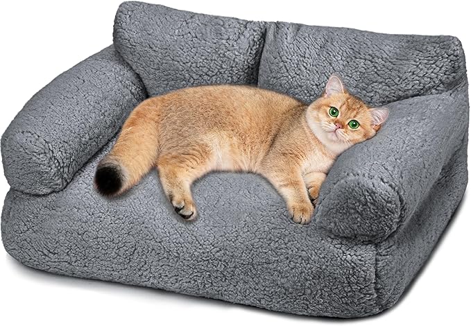 Large Cat Beds for Indoor Cats, Dog Couch Bed, Cute Cat Couch Sofas for Less - Image 2
