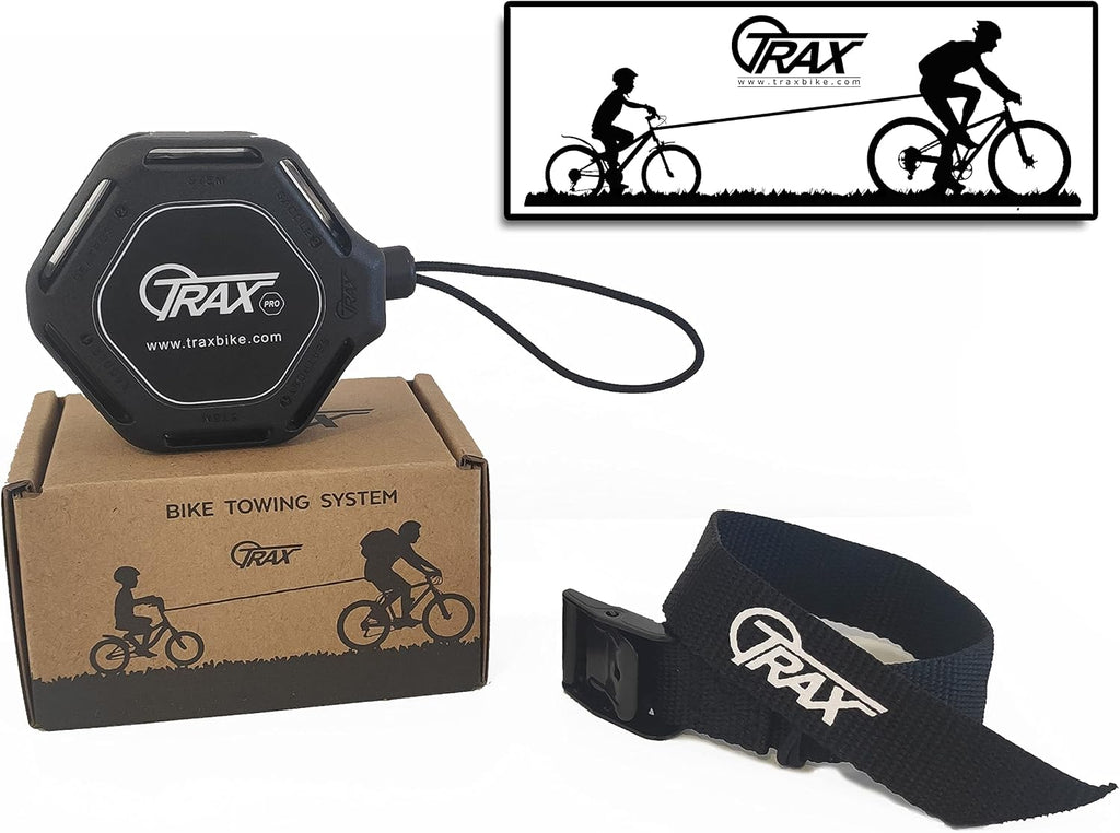 PRO, Bicycle Towing System, Bicycle/Bike/e-Bike/Adult or Child Towing System, Unisex, Black, One Size