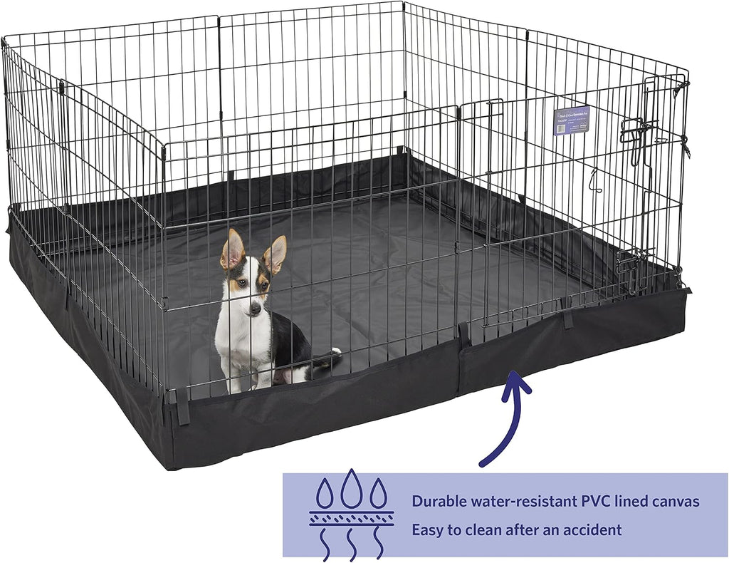 MidWest Homes for Pets Square Exercise Pen Fabric Mesh Bottom