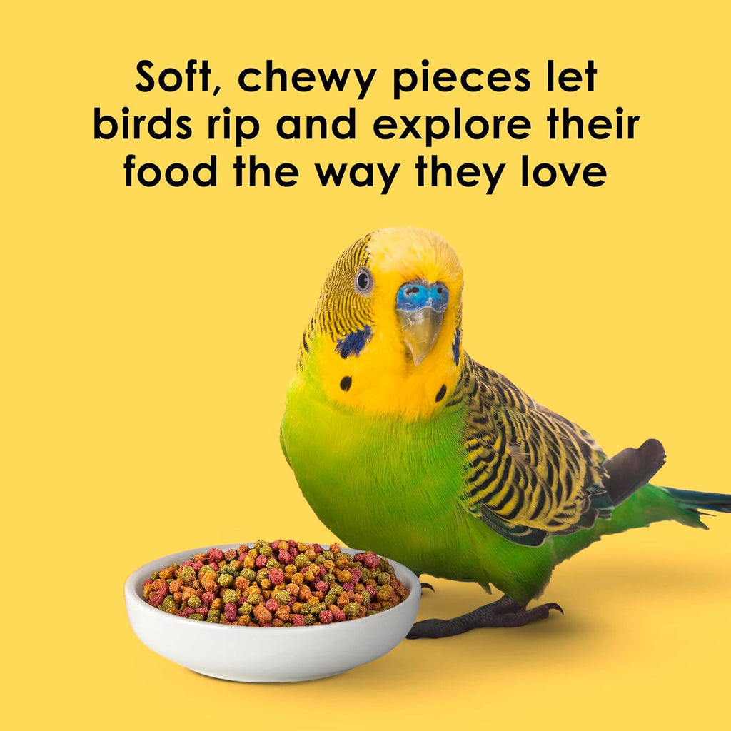 Kaytee NutriDelight Pet Bird Food, for Parakeets & Cockatiels, Balanced Nutrition with Soft Texture, 2 Pounds
