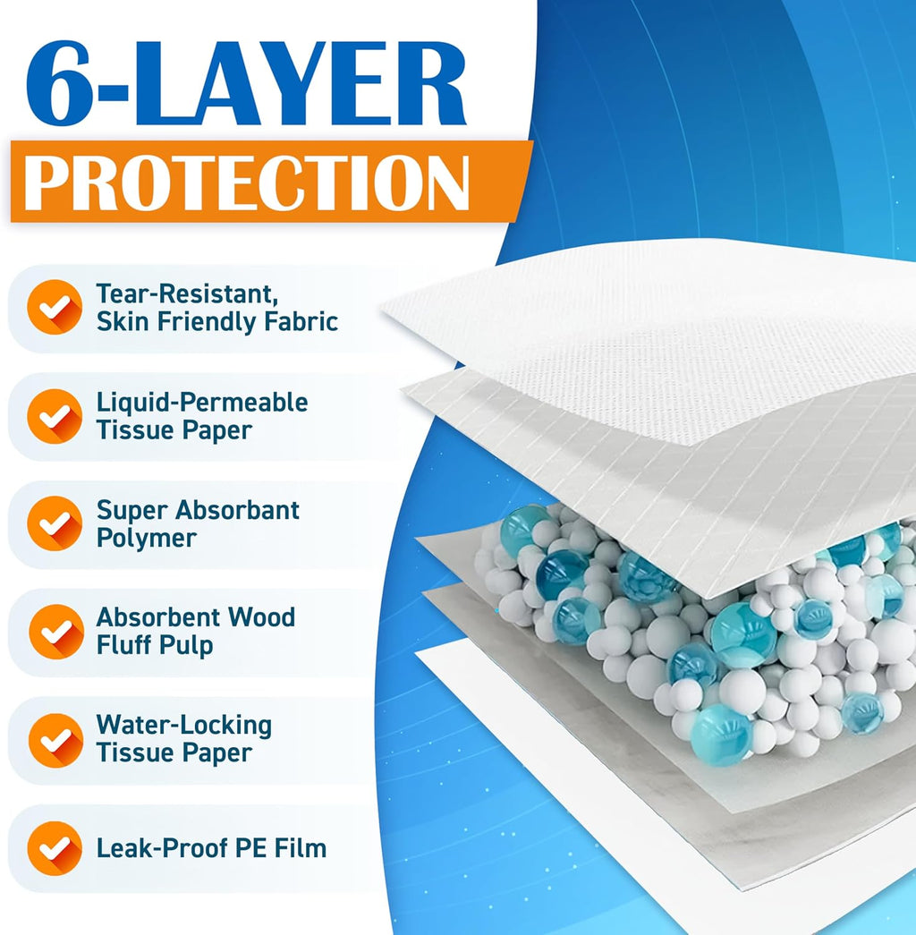 Paws & Claws Small Puppy Pads 17x20, 50 Count with Adhesive Tabs