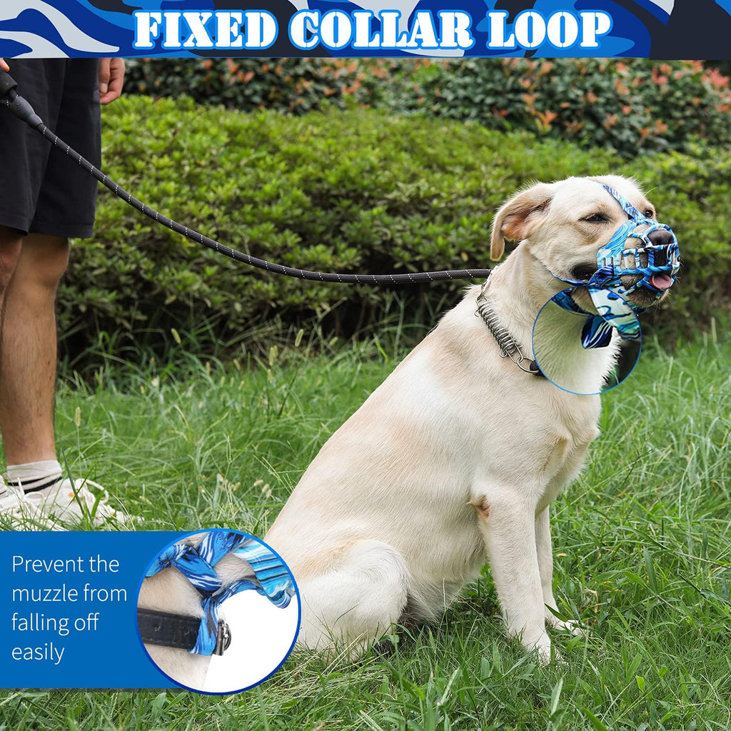 BARKLESS Basket Dog Muzzle for Small Medium Large Dogs to Prevent Biting
