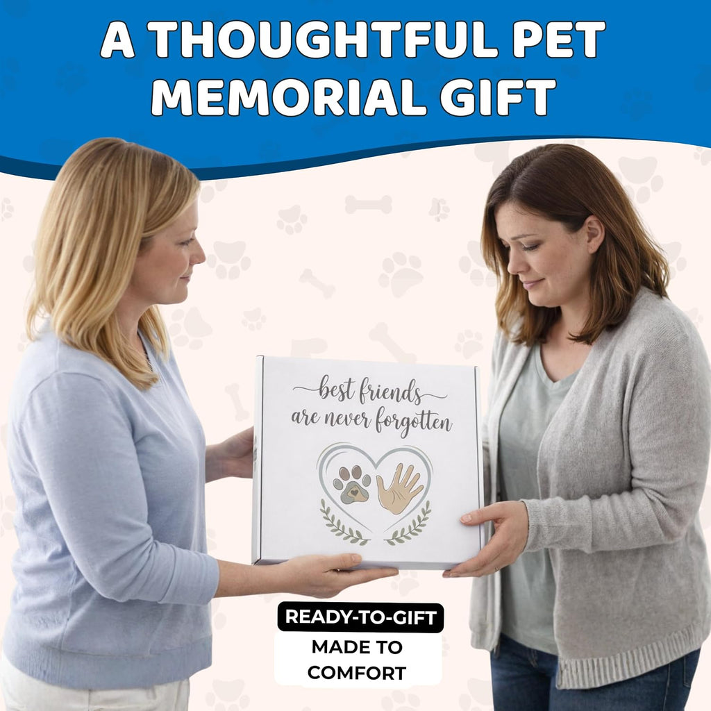 OtterPets Dog Memorial Picture Frame 9x9 with Collar Holder, 5 Displays