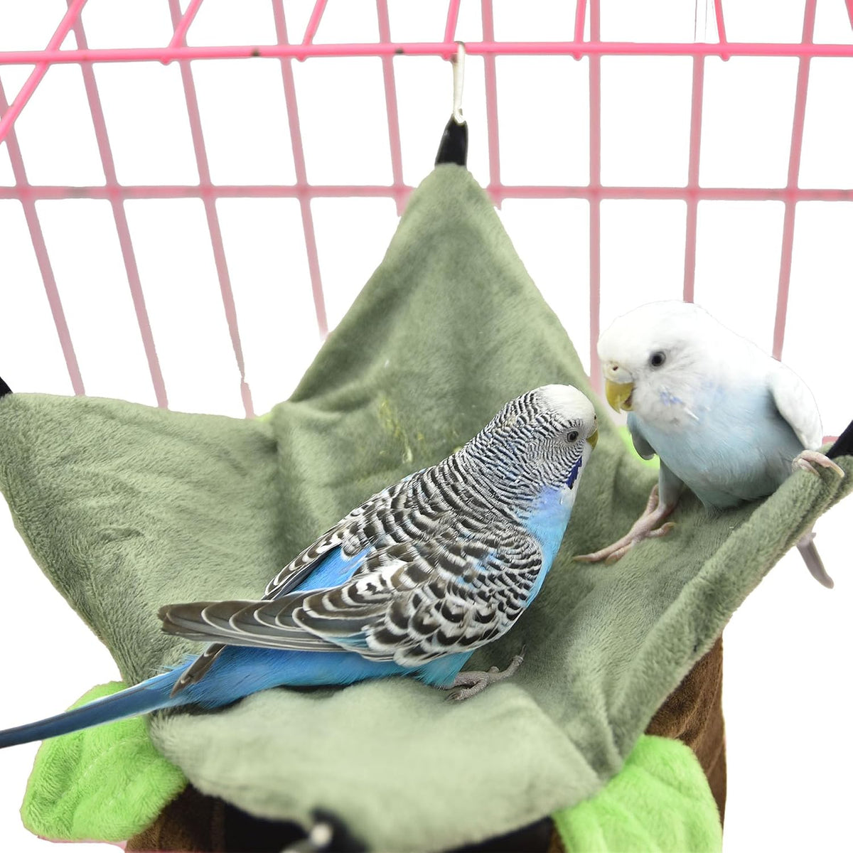 FLAdorepet 2 Layers Bird Hammock Nest Hanging Bed for Parrot Sugar Glider