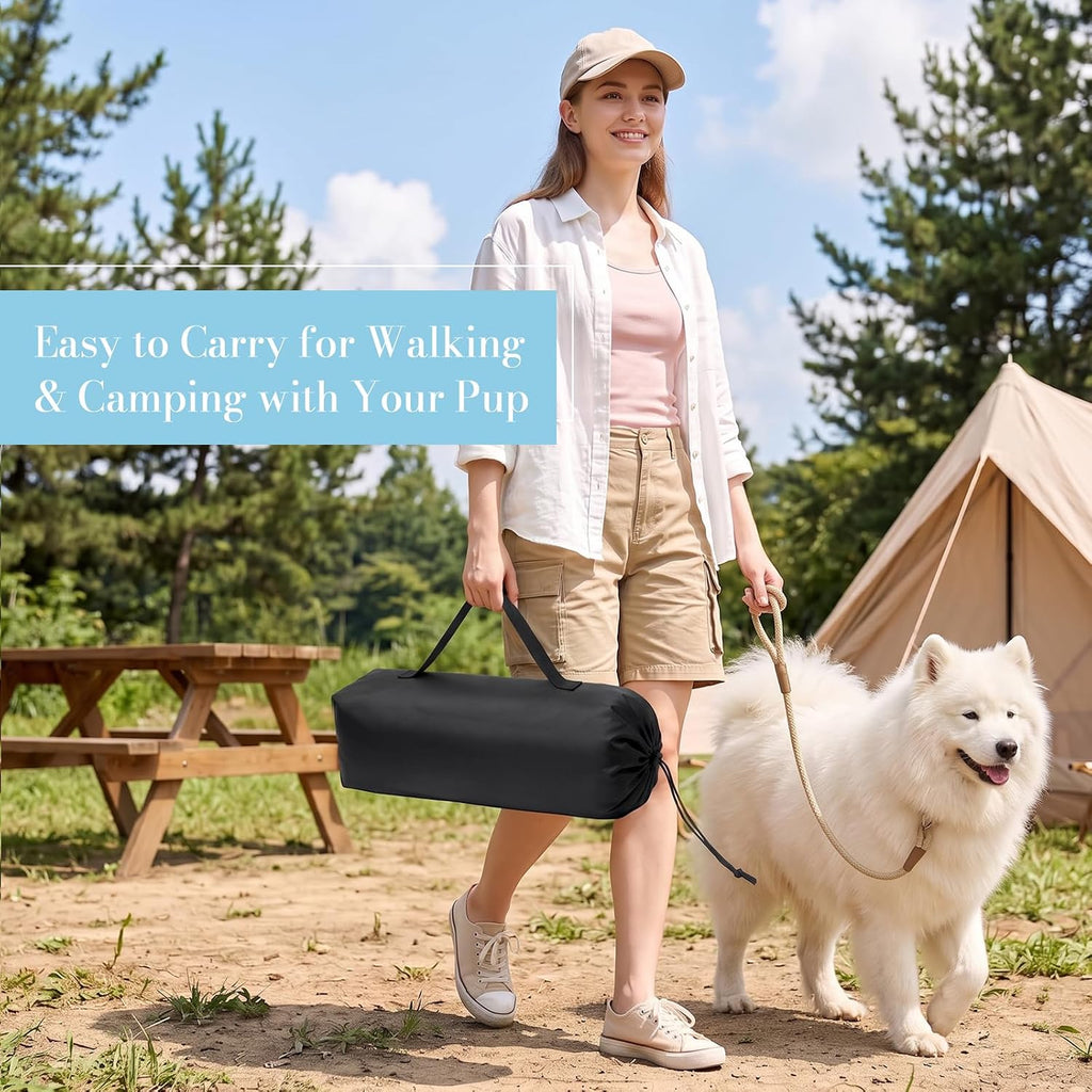 Portable Soft Large Dog Crate Collapsible Pet Travel Kennel L(36"x25"x25")