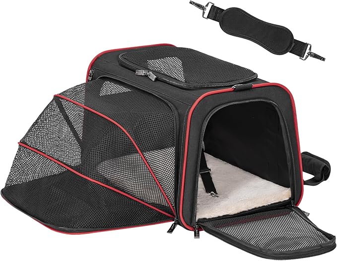 Petsfit Expandable Cat Carrier Dog Carriers, Airline Approved Soft-Sided - Image 9