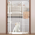 71“ Extra Tall Cat Gate for Doorway: 37.4-41.3” Wide Pet Gate, Auto Close/One by Mudanku