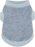 Cozy and Functional Dog Shirts for Small Puppies: Stretchable Blue Attire by Paiaite