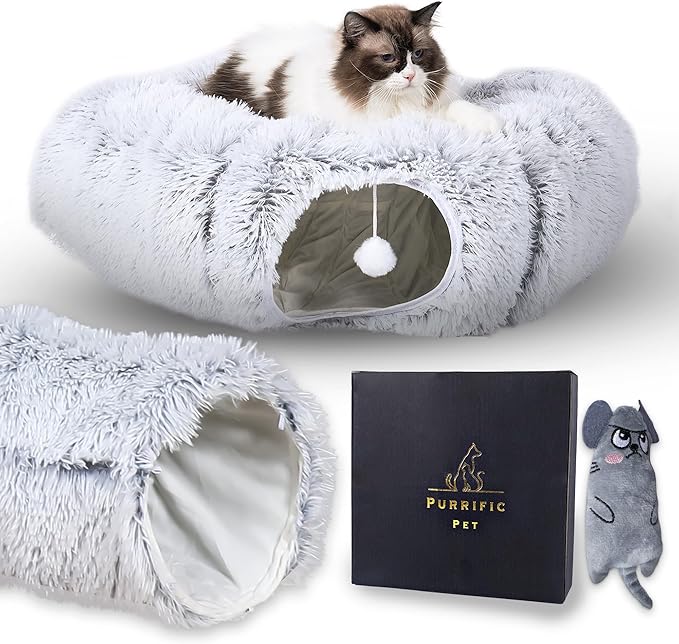 Cat Tunnel Bed for Indoor Cats by Unknown