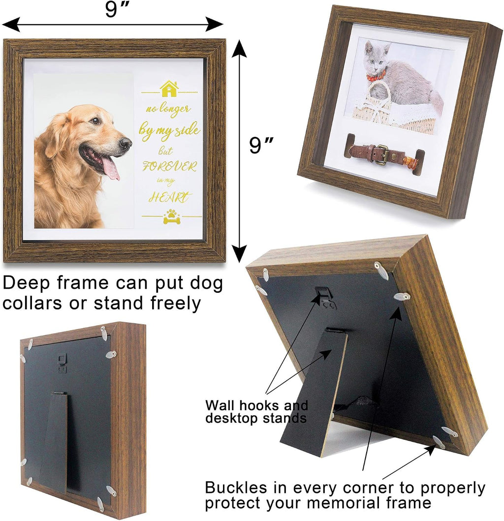 KCRasan Pet Memorial Picture Frame - Sentiment Frame for Loss of Dog Gifts