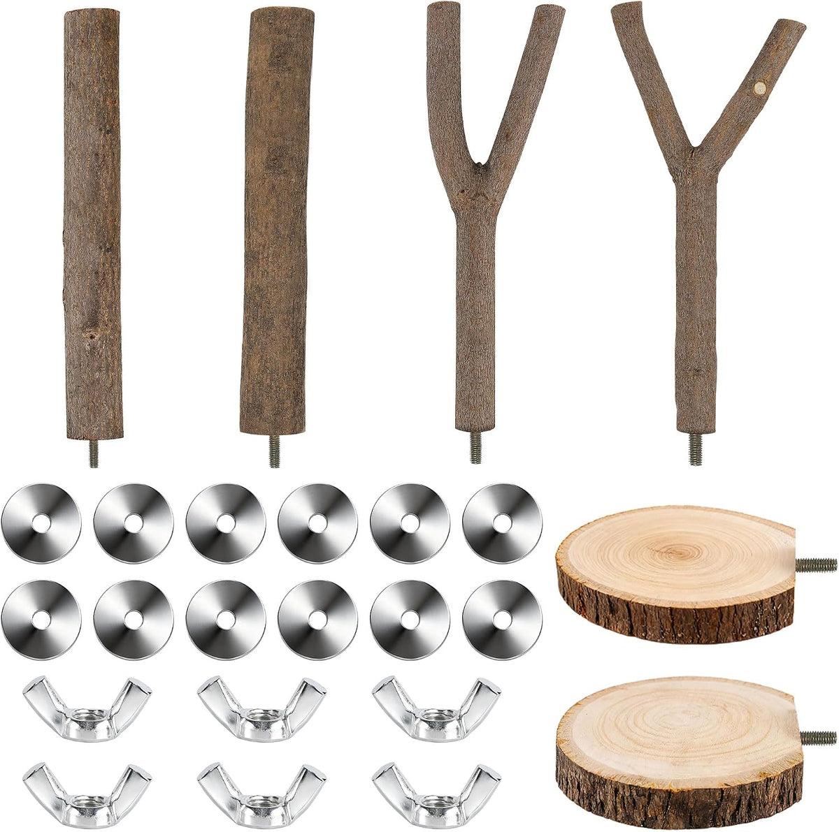 8 PCS Bird Perch Set