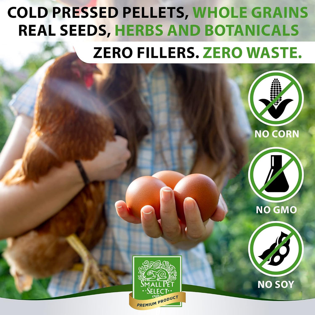 Small Pet Select Chicken Layer Feed Pellets, High Protein, 40 lb