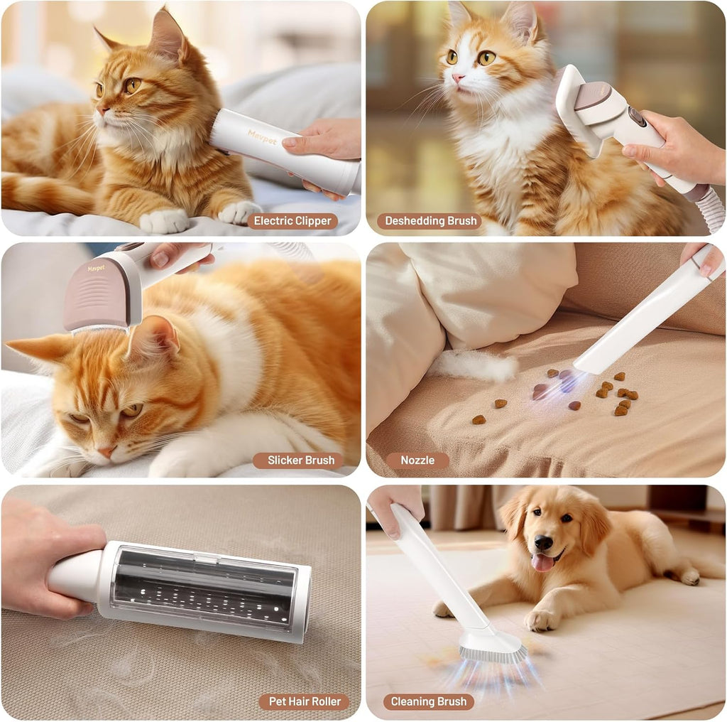 Mavpet 3.2L Dog Grooming Kit & Vacuum Suction
