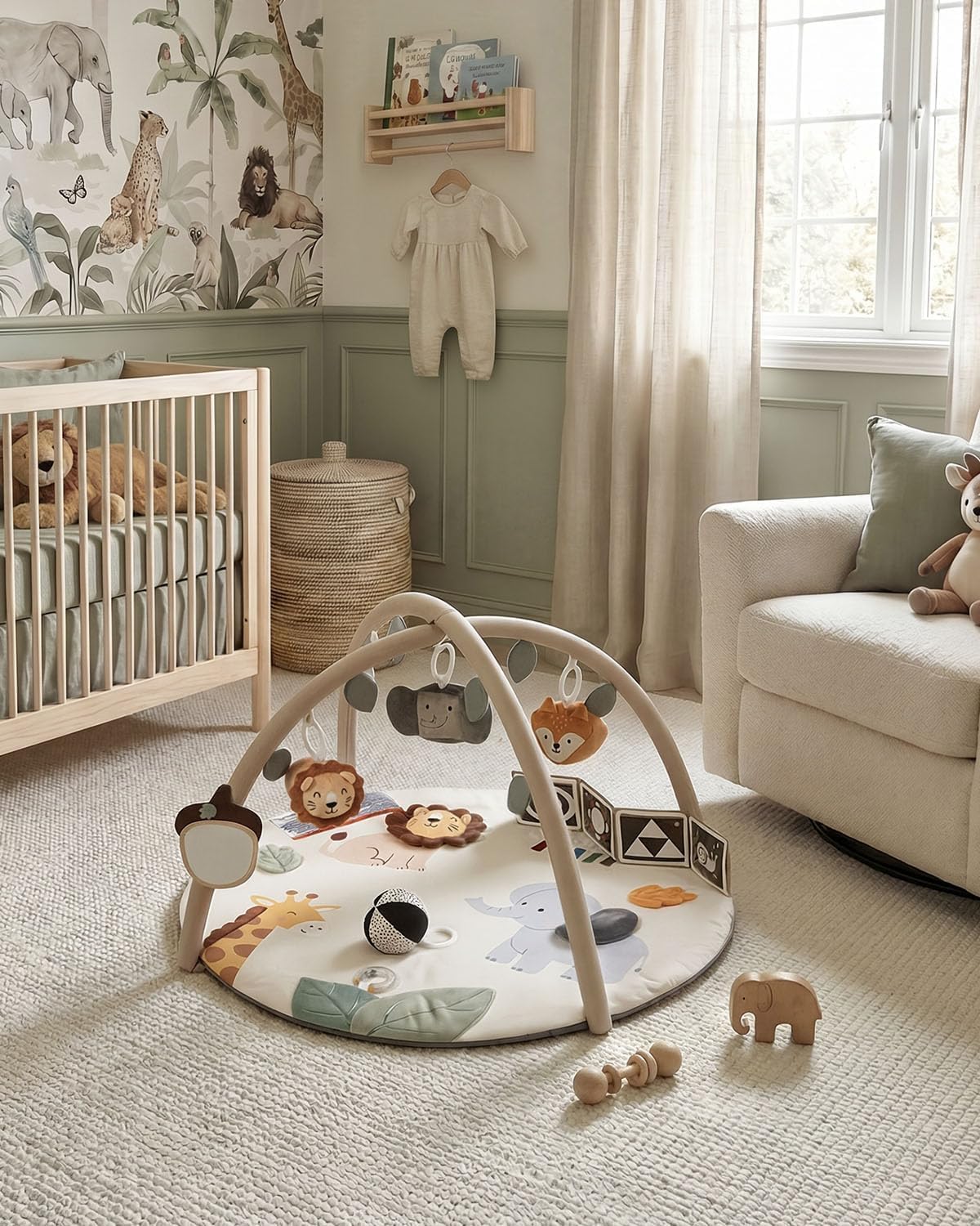 Blissful Diary Baby Play Gym, Baby Activity Mat Playmat, Tummy Time Mat