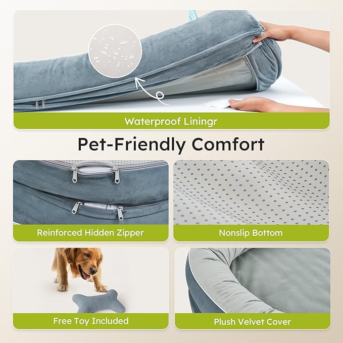 Jumbo Orthopedic Dog Bed, Big Dog Beds - Image 5