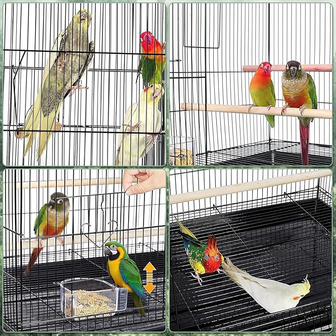 GarveeHome Portable Bird Cage Carrier, Small Bird Cage - Image 7