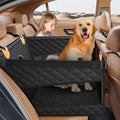 PETICON Large Dog Car Seat, Back Seat Extender for Dogs with Hard Bottom