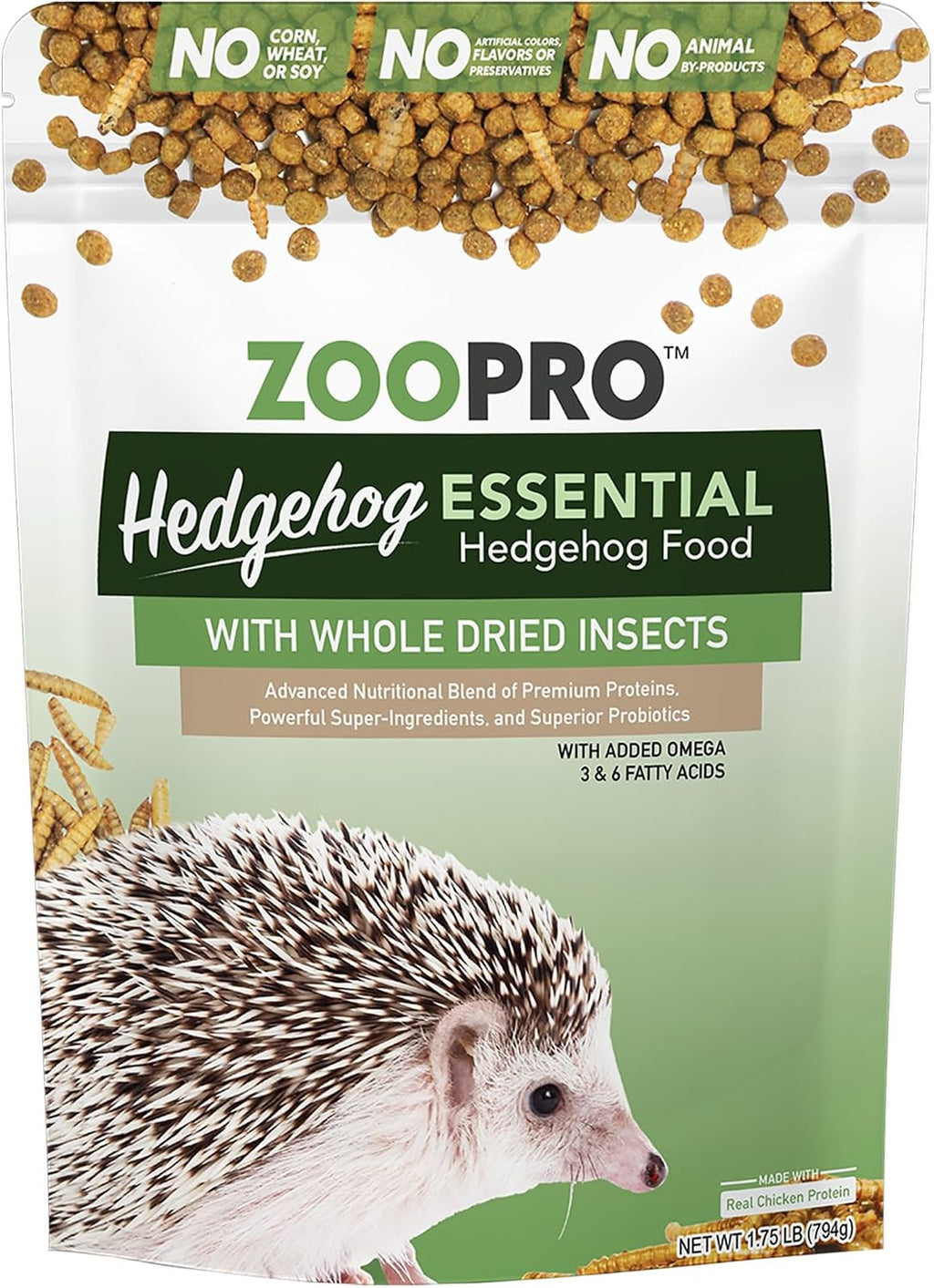 Hedgehog Essential - Chicken Kibble with Mealworms (1.75 Pound)