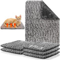 Drydiet 6 Pack Self Warming Pet Cat Dogs Pad 18 x 24 Inch Grey