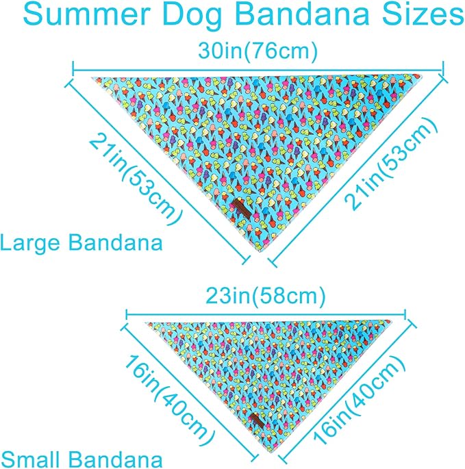 Summer Dog Bandana, Hawaii Bandana - Image 4