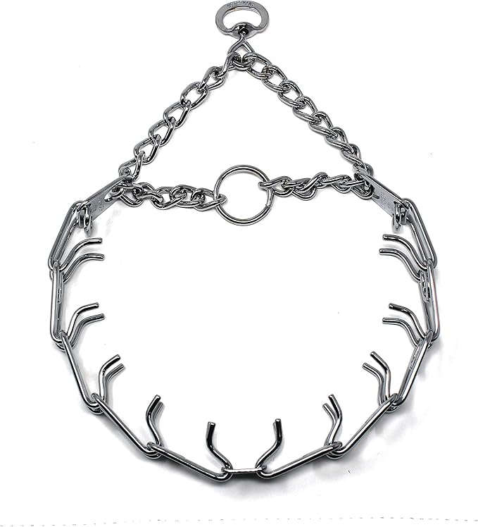 Herm Sprenger Prong Dog Training Collar Ultra-Plus Chrome Plated Steel Pet by HERMSPRENGER