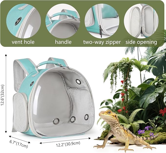Guinea Pig Backpack Carrier, Bearded Dragon Carrier Backpack - Image 2