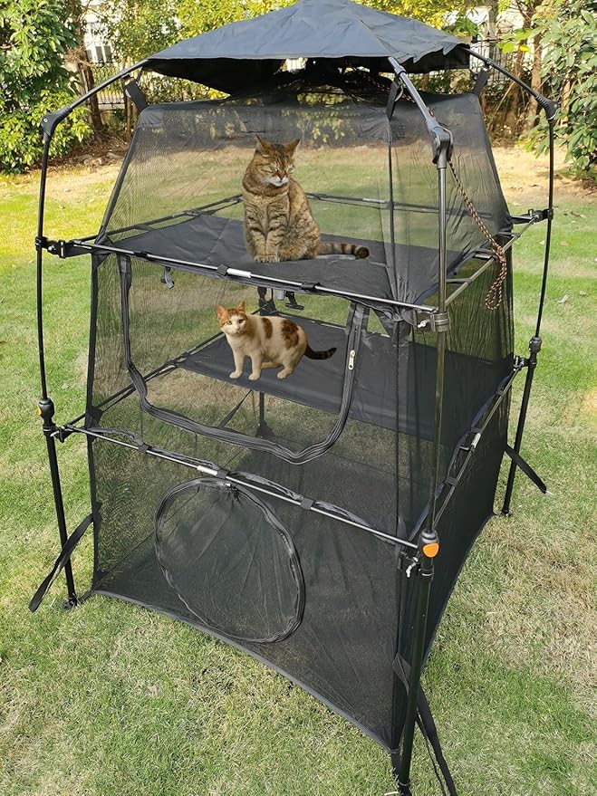Portable Pop Up Pet Cat Tents Enclosures - Image 4