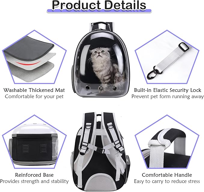 Expandable Cat Backpack Carrier Bubble - Image 5