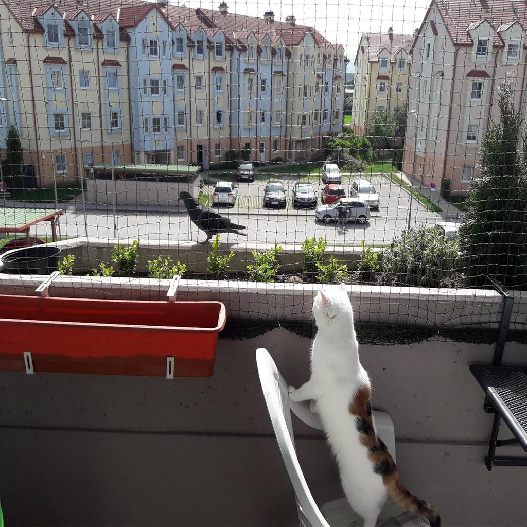 Cat Netting for Balcony, Anti-Fall Fence for Balcony/Stairs/Window