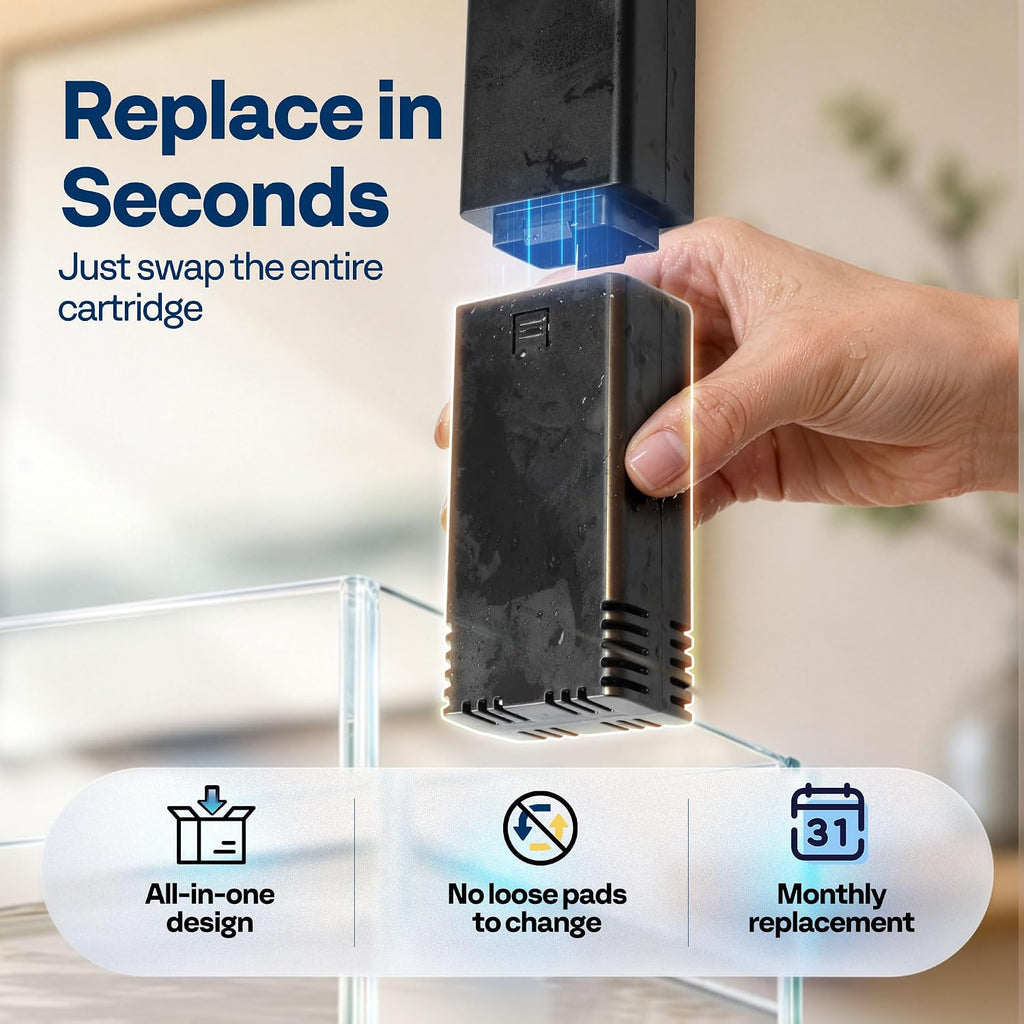 VIVOHOME 6 Pcs Filter Cartridges Replacement for 2 Gallon Fish Tank