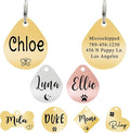 Ultra Joys Dog ID Tag, Custom Dog Tag Personalized Cat Tag, Pet ID Tag by UltraJoys