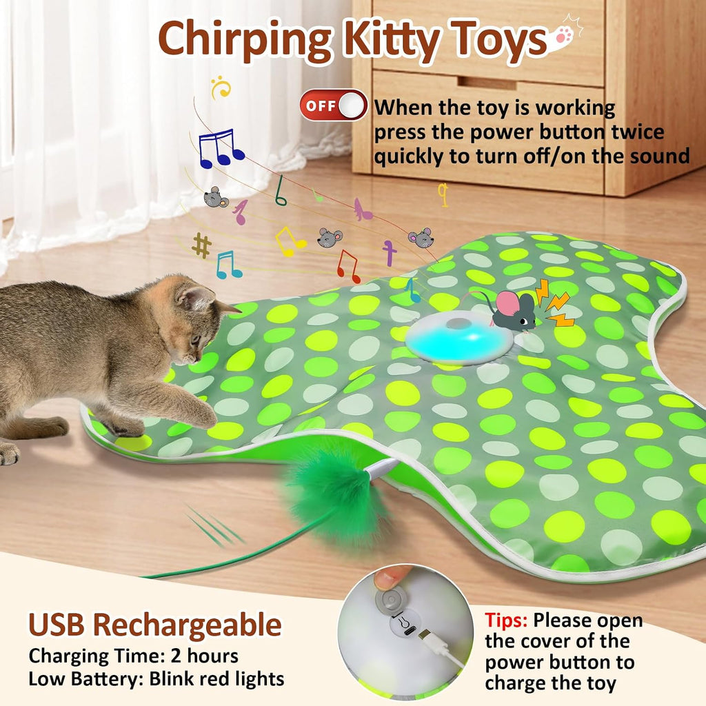 Sofolor Interactive Cat Toys for Indoor Cats, Cat Exercise Toys