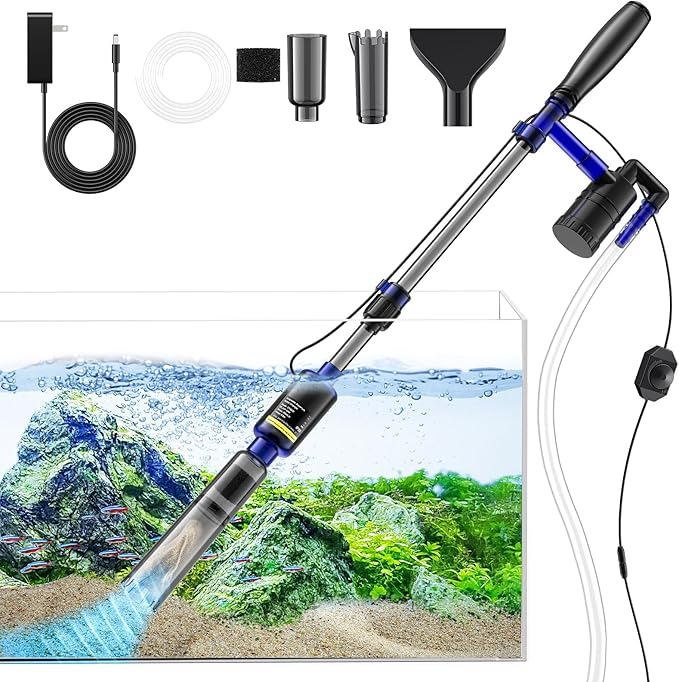 Fish Tank Cleaner, 530GPH/32W Electric Fish Tank Cleaning Tools, Adjustable by Unknown