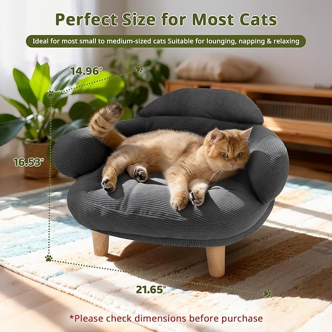 Cat Sofa Furniture-Style Pet Bed - Image 3