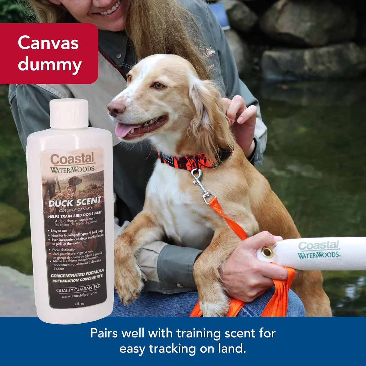 Coastal Pet Water & Woods Dog Training Kit with Whistle, Duck
