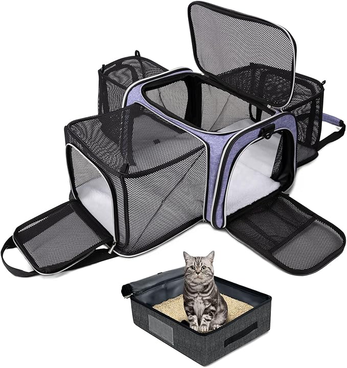 BAGLHER Expandable Cat Carrier by BAGLHER