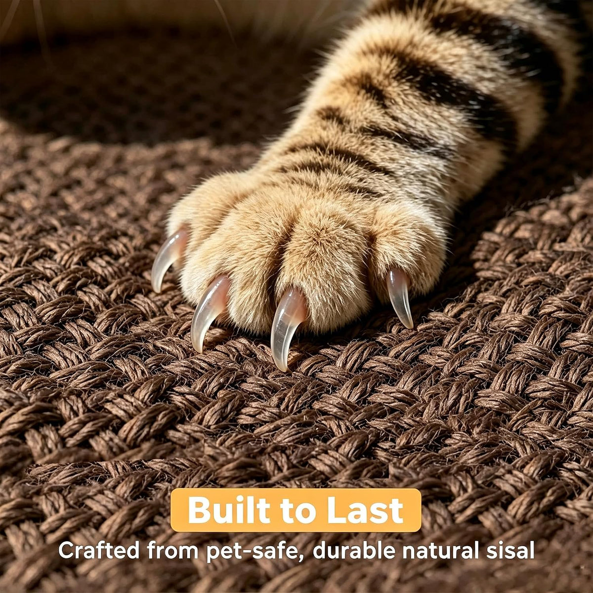 Cat Scratcher Side Table for Couch, Sofa Protector End Table